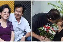 Hình ảnh danh ca Giao Linh bên người chồng quá cố