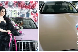 Lily Chen đổi màu xe sau drama bị cô Trinh giật bồ