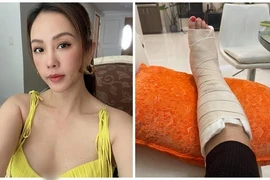 Hoa hậu Thu Hoài than thở gặp vận xui ở Mỹ