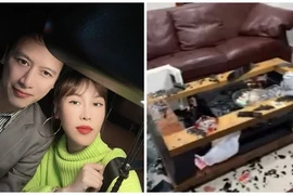 “Bà bầu” Quế Vân tố bạn trai đập phá nhà cửa vì “trà xanh”
