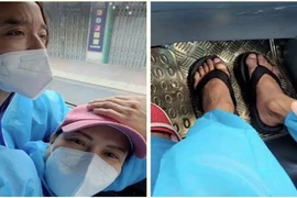 Chồng Việt Hương bị thương ở chân, còn sự cố nào khi từ thiện?