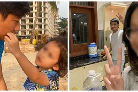 Vợ đại gia khoe con riêng được Quý Bình yêu thương