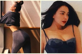 Vẻ gợi cảm của Trà Ngọc Hằng có vòng ba 1m17 "không bơm vá"