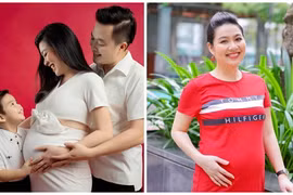 Lê Khánh xinh đẹp, rạng rỡ khi mang bầu lần 2