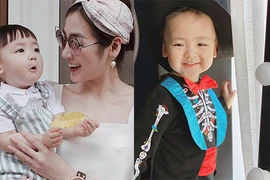 Ngắm con trai như hot boy nhí của Á hậu Tú Anh