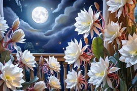 Cây cảnh “tiên hoa”, vẻ đẹp ngắn ngủi nhưng vĩnh hằng