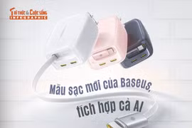 [INFOGRAPHIC] Mẫu sạc mới của Baseus, tích hợp cả AI