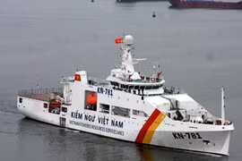 Kiểm ngư Việt Nam nhận tàu tuần tra lớn nhất KN-781