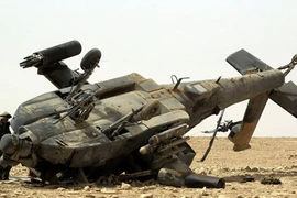 Trực thăng AH-64E Apache mới tinh của Đài Loan tan xác