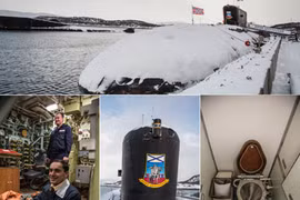 Ảnh hiếm bên trong tàu ngầm chiến lược tối tân nhất Nga