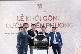 Khởi công xây dựng đường Liên Phường- đường dẫn và cầu bắc qua Rạch Mương Kinh