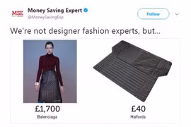 Nhìn chiếc váy da 57 triệu này ai cũng ngỡ là tấm trải sàn ô tô