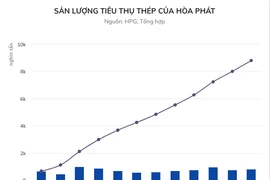 Hòa Phát bán 8,8 triệu tấn thép năm 2021