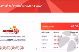 Vietlott lại 'nổ' độc đắc gần 46 tỷ đồng