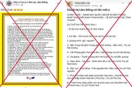 Đăng sai sự thật sáp nhập tỉnh thành, bị xử lý thế nào?