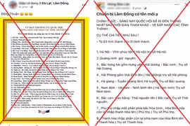 Đăng sai sự thật sáp nhập tỉnh thành, bị xử lý thế nào?