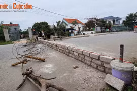 Trách nhiệm vụ dân xây tường chắn lòng đường ở Hải Dương?