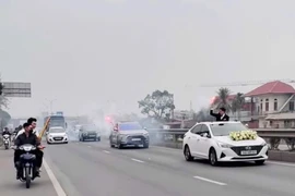 Hải Dương: Xử lý xe đám cưới vi phạm giao thông trên quốc lộ 5