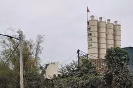 Loạt trạm trộn bê tông, asphalt bị dừng hoạt động ở TP Hải Dương