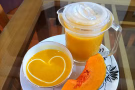 Công thức sữa bí ngô cực tốt cho sức khỏe mùa hè