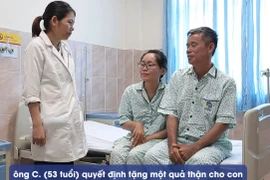 Mất con vì suy thận, người phụ nữ hồi sinh nhờ quả thận của bố