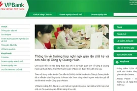 Khách hàng mất 26 tỷ trong tài khoản VPBank: VPBank chính thức lên tiếng