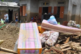 Chùm ảnh: Lào Cai tan hoang sau mưa lũ lịch sử