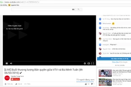 Hủy buổi làm việc trực tiếp về vụ VTV vi phạm bản quyền