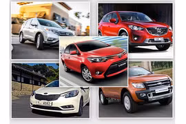 Điểm mặt 10 mẫu xe bán chạy nhất Việt Nam tháng 12/2014