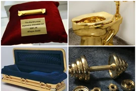 “Ngã ngửa” 10 thứ kỳ lạ được làm bằng vàng 