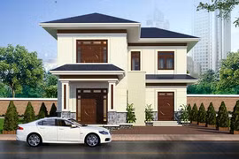 Mê mẩn 10 mẫu nhà 2 tầng chữ L dành cho gia đình đông người ở thoải mái