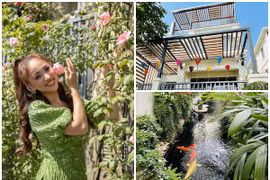 Cận cảnh biệt thự 200m2 của Vân Hugo và chồng đại gia 