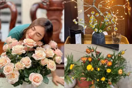 Cận cảnh biệt thự ngập hoa tươi của diễn viên Vân Trang