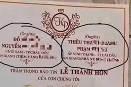 Thiệp mời đám cưới “khoe mẽ” của bác sĩ và dược sĩ "sốt xình xịch"