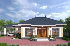 10 mẫu nhà cấp 4 mái Thái hiện đại nhất 2024