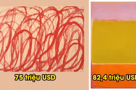 Ngỡ ngàng những bức tranh nhìn không ai nghĩ... giá hàng chục triệu đô