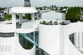 Đã mắt ngắm ngôi nhà trắng đẹp “không tì vết” ở Cần Thơ 