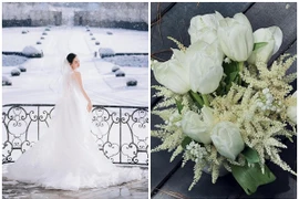 Hoa cưới Midu dùng trong lễ cưới riêng tư đắt cỡ nào?