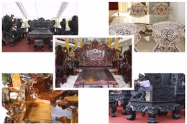 Bộ bàn ghế 27 tỷ của đại gia Thanh Hoá: Thú chơi siêu sang của nhà giàu Việt