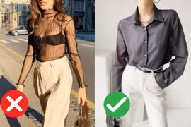 Đẹp đến mấy cũng xin chị em đừng mặc kiểu áo này đi làm! 