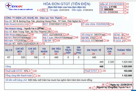 Hoá đơn điện sắp tới sẽ ghi rõ những thông tin chi tiết nào?