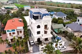 Biệt thự trắng 600m2 “đẹp thôi miên” giữa làng quê Hải Dương