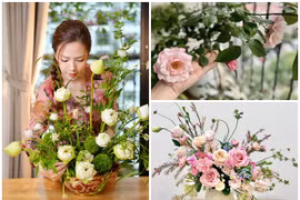 “Mỏi mắt” ngắm căn hộ rực rỡ sắc hoa của MC Đan Lê