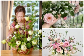 “Mỏi mắt” ngắm căn hộ rực rỡ sắc hoa của MC Đan Lê