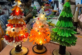 Cây thông handmade lên ngôi trong mùa giáng sinh 2023