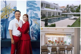 “Biệt phủ” trắng rộng 1.600m2 của Chi Bảo và vợ trẻ