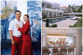 “Biệt phủ” trắng rộng 1.600m2 của Chi Bảo và vợ trẻ