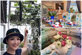 Ngắm biệt thự 1.000 m2 chuẩn phong cách châu Âu của Hoa hậu Giáng My 