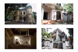 Cận cảnh 2 căn biệt thự Pháp cổ bỏ hoang giữa đất "vàng" Hà Nội