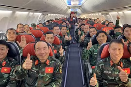 Chiều nay, 76 quân nhân Việt Nam giúp Thổ Nhĩ Kỳ về tới Nội Bài